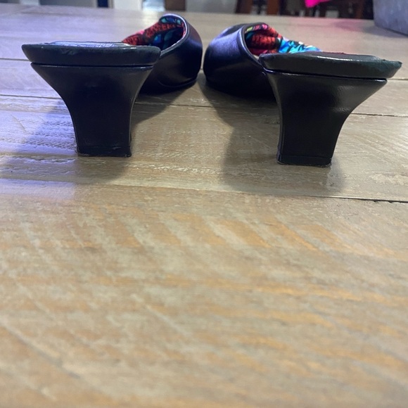 Vintage Donald Pliner Slide Leather Shoes size 7M - Picture 4 of 4